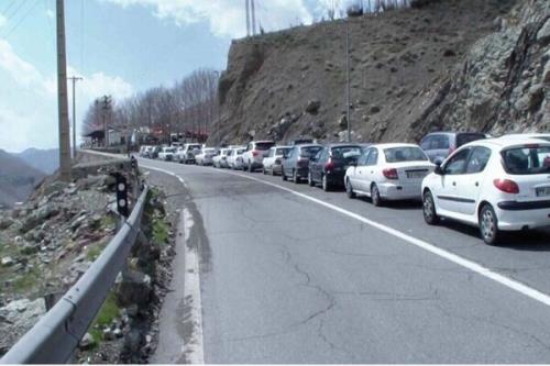 ترافیک نیمه سنگین در آزادراه تهران - ساوه و کرج - قزوین