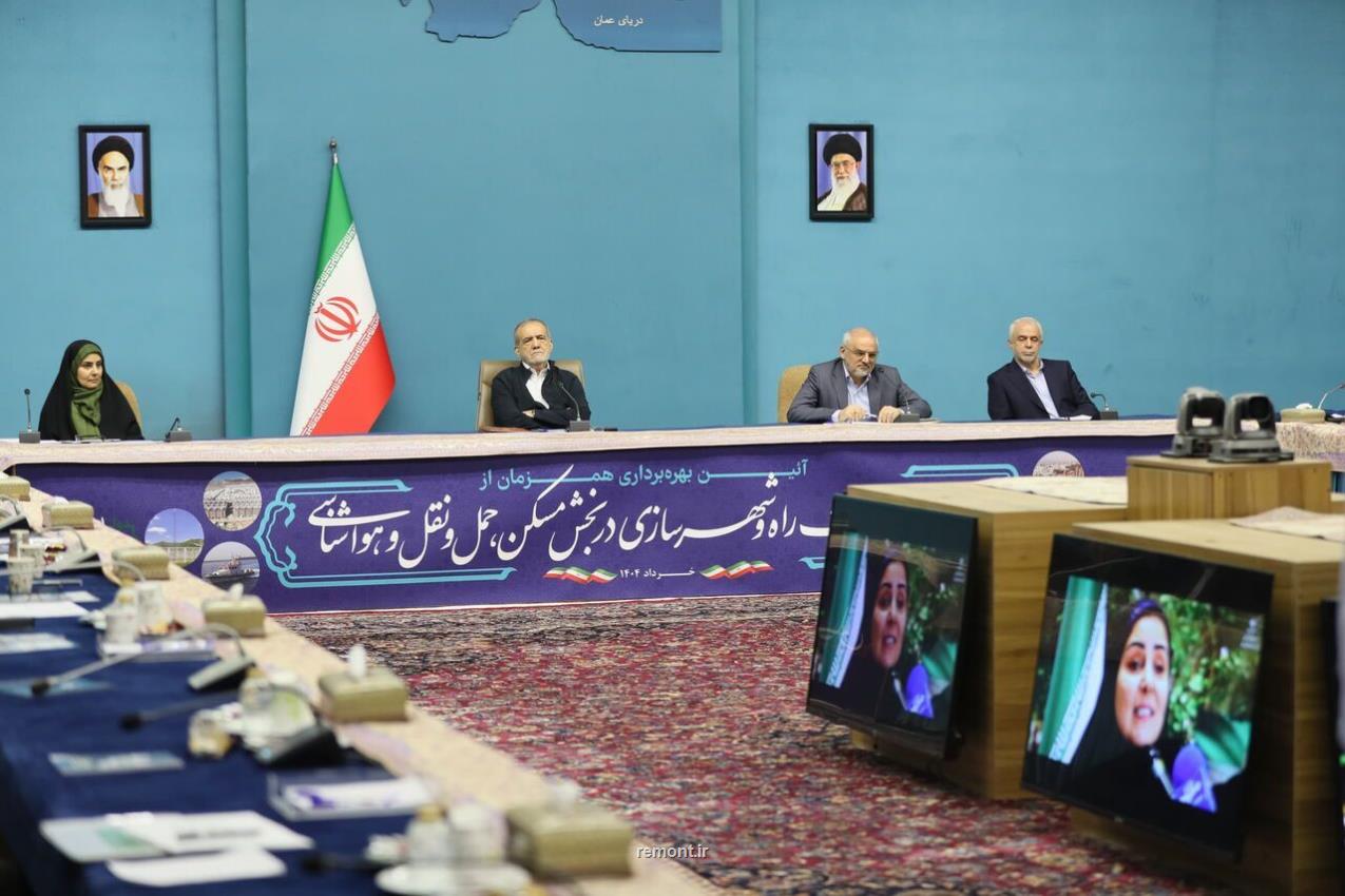 افتتاح ۴۲۱۹ پروژه حمل ونقلی با حضور رئیس جمهوری و وزیر راه و شهرسازی