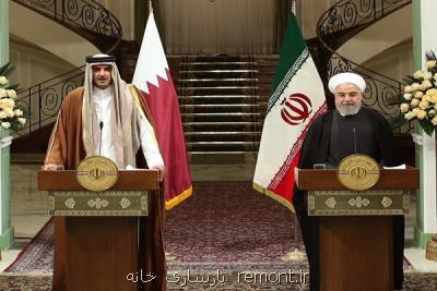روحانی: كمیسیون ایران و قطر تشكیل می شود